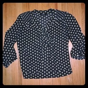 The Limited Tie Neck Blouse